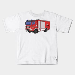 Fire department fire truck Kids T-Shirt